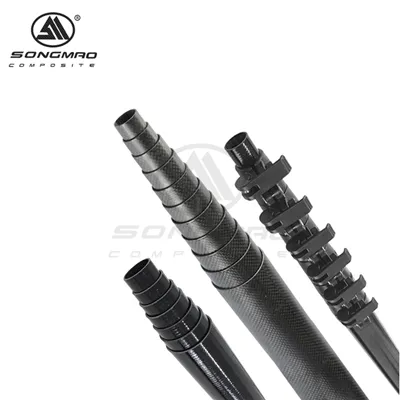 Kādi ir oglekļa šķiedras teleskopisko stabu pielietojumi uz kuģiem?